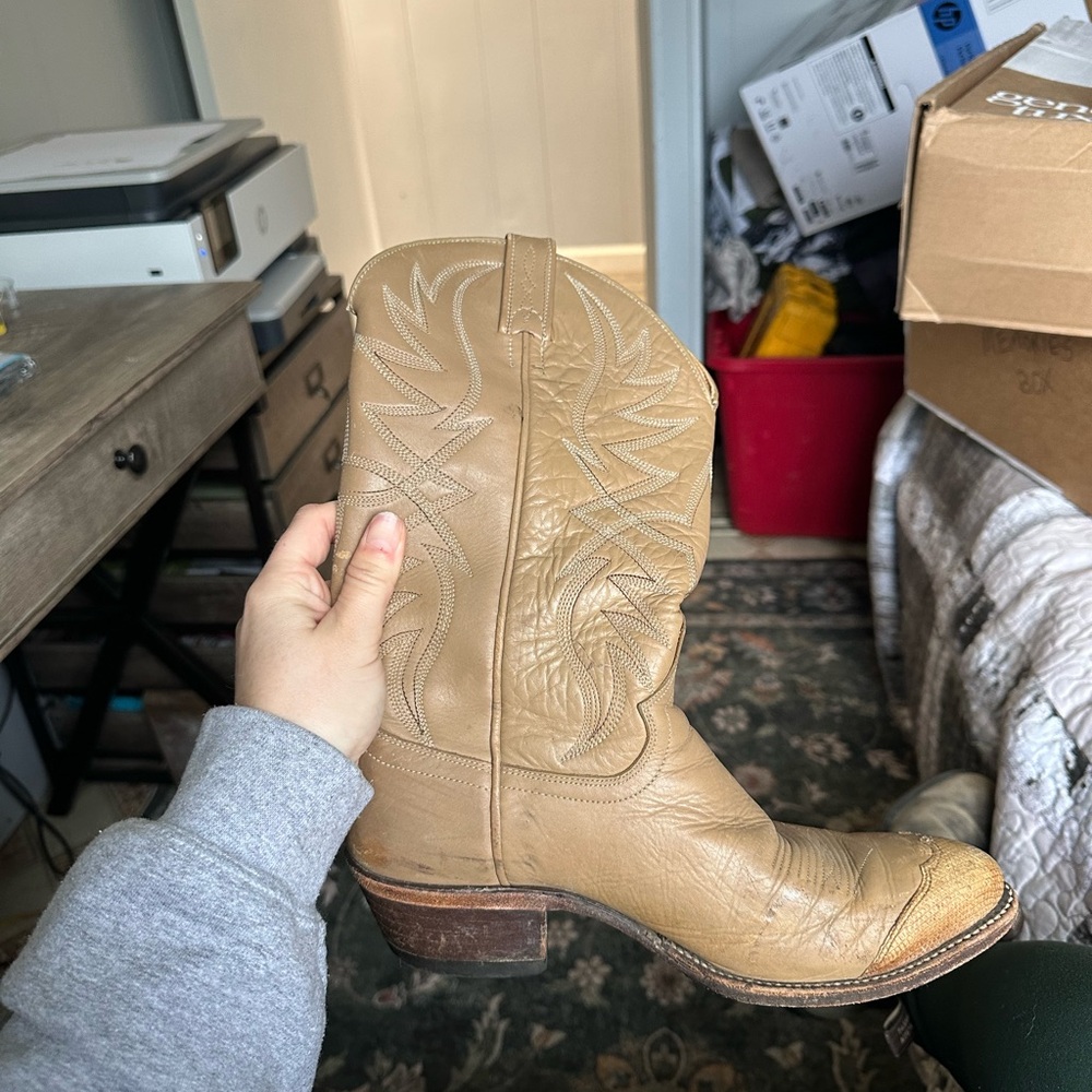 Dan Post Snakeskin Women’s Cowboy Boots - Picture 3 of 5